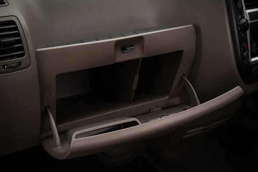 H-100 Tipper_Interior 900 x 600 Storage Space